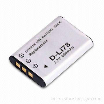 680mAh Digital Camera Battery, Replacement for Pentax D-Li78 Battery